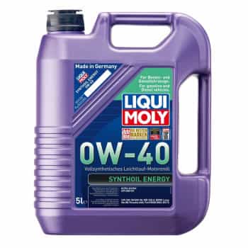 Aceite de motor Liqui Moly Synthoil Energy 0W40 A3/B4 5L