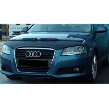 Protección del capó contra impactos de piedras Audi A3 8P 2009- negro (facelift)