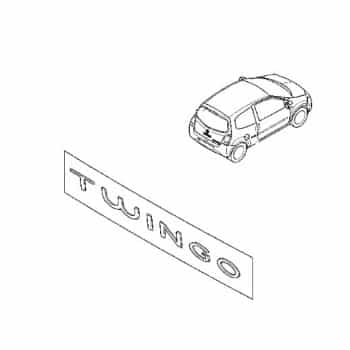 Emblema del Renault Twingo (pegatina)