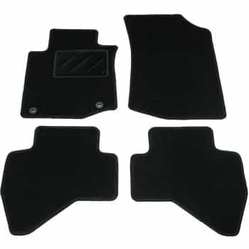 Tapis de sol adaptés à la Peugeot 107 (2010-2014), lot de 4 pièces