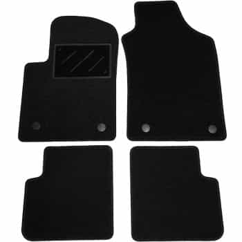 Tapis de sol adaptés à la Fiat 500 (2007-2012), lot de 4 pièces