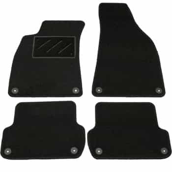 Alfombrillas de coche aptas para Audi A4 2005-2008 4 piezas