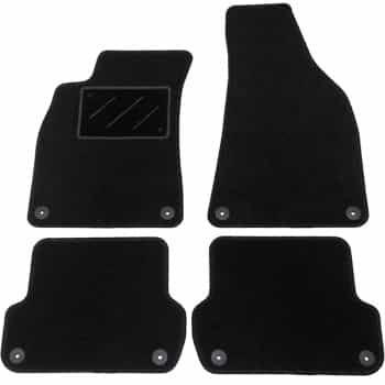 Alfombrillas de coche aptas para Audi A4 2001-2005 4 piezas