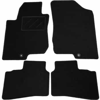 Alfombrillas de coche compatibles con Hyundai i30 2009-2012 4 piezas
