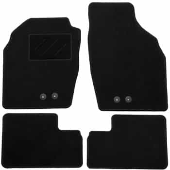 Alfombrillas de coche compatibles con Opel Agila A 2002-2007 4 piezas