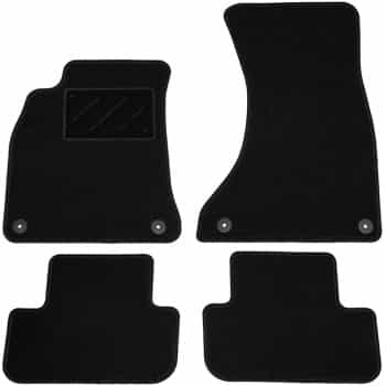 Alfombrillas de coche aptas para Audi A4 2009 - 4 piezas