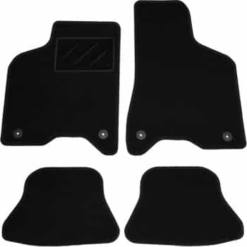 Alfombrillas de coche aptas para VW Lupo 2000-2004 4 piezas