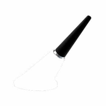 Antena Boom Aero VIII 100% cobre, longitud 55 mm, color negro
