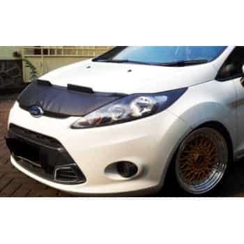Protección contra impactos de piedras en el capó del Ford Fiesta VII 2008-2012, color negro