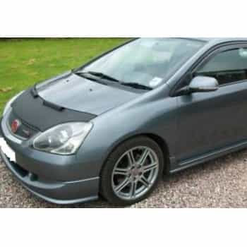 Cubierta protectora del capó para Honda Civic sedán 2001-2006 con aspecto de carbono