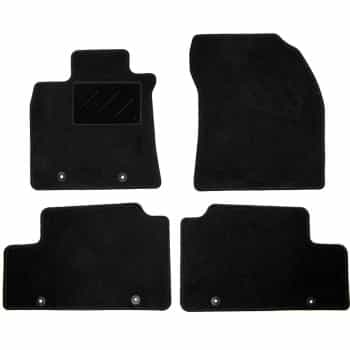 Alfombrillas de coche compatibles con Toyota Avensis 2009-2011, 4 piezas