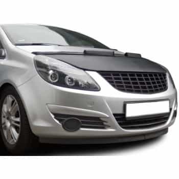 Protección contra impactos de piedras en el capó del Opel Corsa D 2011 (negro)