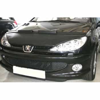 Protección del capó contra impactos de piedras Peugeot 206 1999-2005 negra