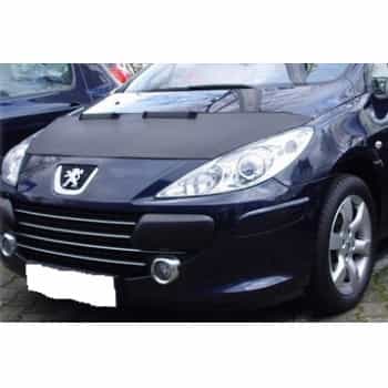Protección del capó contra impactos de piedras Peugeot 307 2006-2007 negra