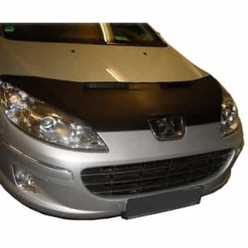 Protección del capó contra impactos de piedras Peugeot 407 2004-2008 negra