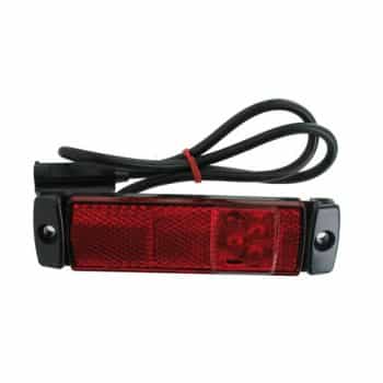 Luz de posición LED roja 12-24V