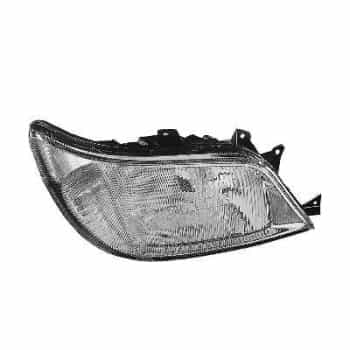 Phare droit avec clignotant jusqu'en 08/'02 H7+H1 sans TROU ANTIBROUILLARD 3076962 Van Wezel