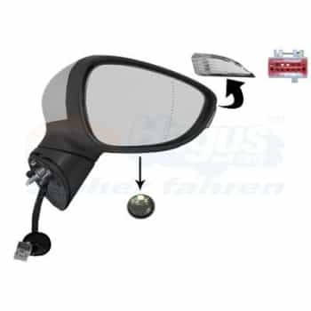 RETROVISOR EXTERIOR CON BOBINA ELÉCTRICA 1808826 Hagus