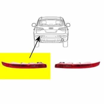 Feu arrière gauche dans le pare-chocs 0381929 Van Wezel