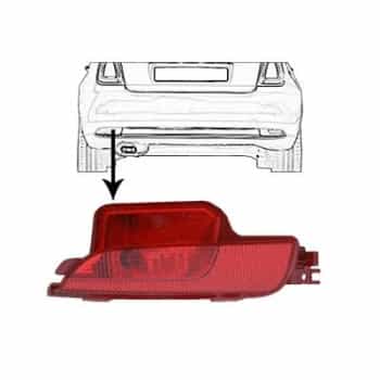 Feu antibrouillard arrière 1614929 Van Wezel