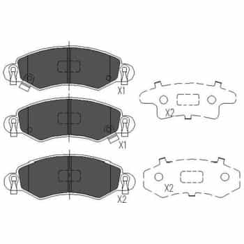 Juego de pastillas de freno KBP-8508 Kavo parts