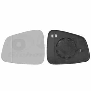 Verre de rétroviseur, rétroviseur extérieur 3775837 Van Wezel