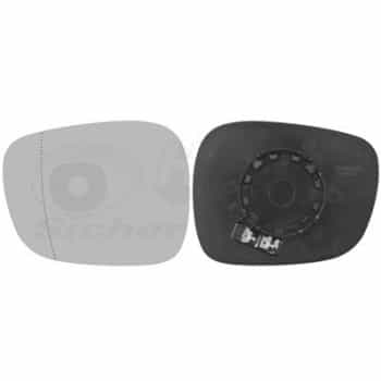 Verre de rétroviseur, rétroviseur extérieur 0678837 Van Wezel