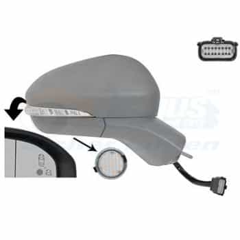 RETROVISOR EXTERIOR CON BOBINA ELÉCTRICA 1883826 Hagus