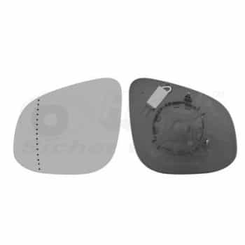 Cristal de espejo, retrovisor exterior 4412831 Hagus