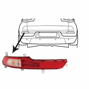 Luz antiniebla trasera izquierda 8383929 Van Wezel