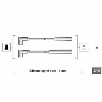 Juego de cables de bujía 941095100582 Magneti Marelli