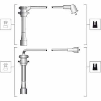 Juego de cables de bujía 941318111278 Magneti Marelli
