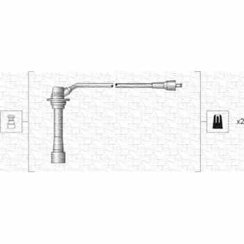 Juego de cables de bujía 941318111135 Magneti Marelli