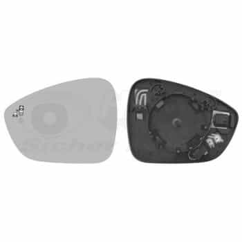 Verre miroir, rétroviseur extérieur 0979837 Van Wezel