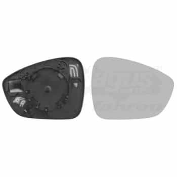 Verre miroir, rétroviseur extérieur 0979836 Van Wezel