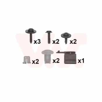 soportes del parachoques trasero