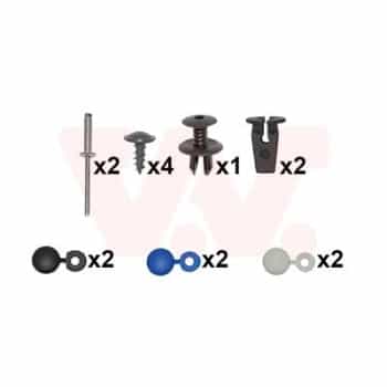 soportes del parachoques trasero