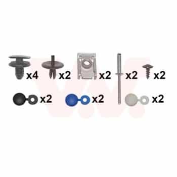 soportes del parachoques trasero