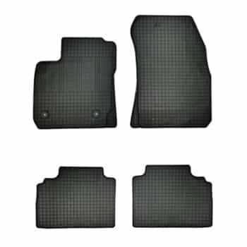 Alfombrillas de goma compatibles con Ford Tourneo Courier Kombi 5 plazas 2014- (4 piezas con punto de fijación)