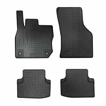 Alfombrillas de goma compatibles con Seat Leon IV HB 5 puertas 2020- (4 piezas con puntos de fijación)