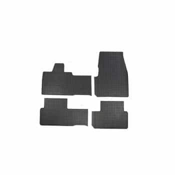 Alfombrillas de goma compatibles con BMW i3 (L01) 2013- (4 piezas con puntos de montaje)
