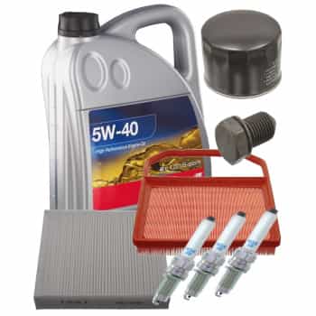 Servicio de mantenimiento Advantage Set que incluye aceite de motor