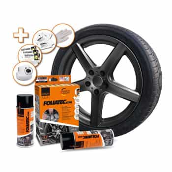 Set de película en aerosol Foliatec - antracita metalizado - 2 x 400 ml