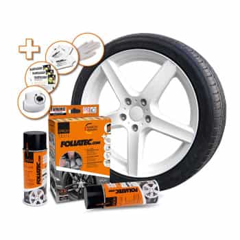 Foliatec Spray Film (Spray Film) Set - blanco brillante - 2x400ml