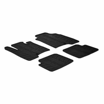 Alfombrillas de goma aptas para Fiat Panda 2012-2014 (perfil T 4-d)