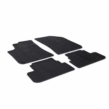 Alfombrillas de goma compatibles con Peugeot 308 5 puertas 2013- (4 piezas)