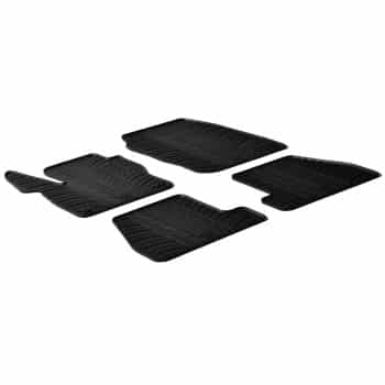Alfombrillas de goma aptas para Ford Focus 3/5 puertas + ST 2011-2015