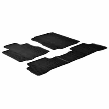 Alfombrillas de goma compatibles con Honda CR-V 2007- (T-Design, 5 piezas)
