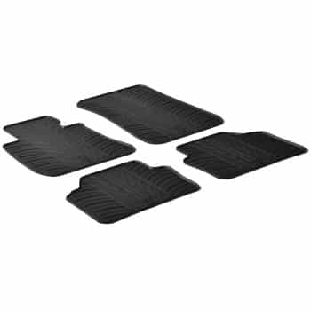 Alfombrillas de goma aptas para BMW Serie 3 E90/E91 2005-2012 4 piezas