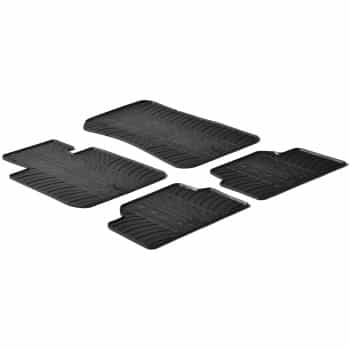 Alfombrillas de goma aptas para BMW Serie 1 E81/E87 3/5 puertas 2004-